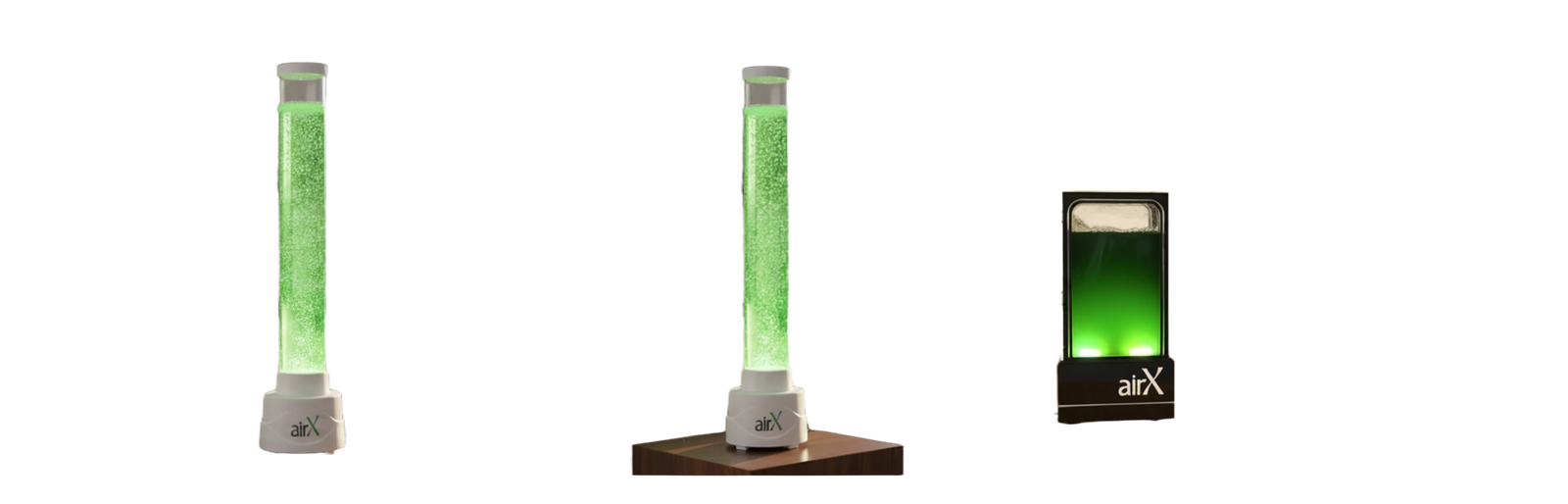 AirX O2 Mini compact personal oxygen generator - sleek cylindrical design with green LED indicator